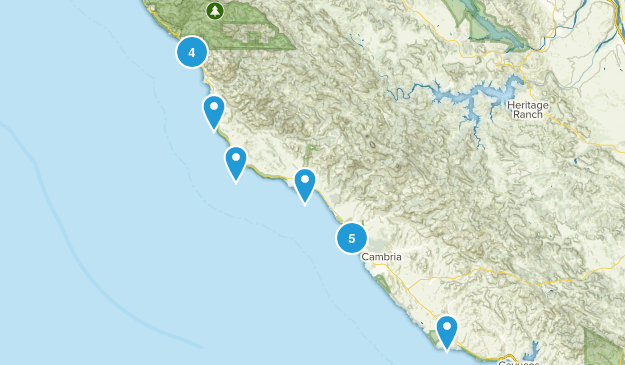 San Simeon Map