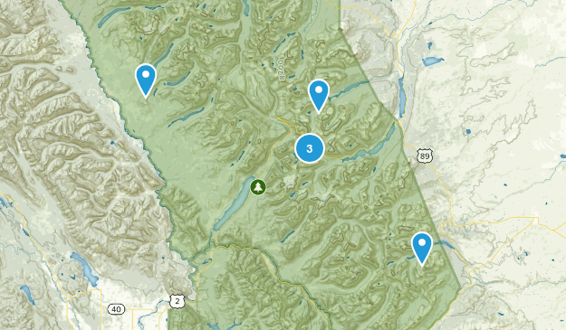 Glacier 2018 Map