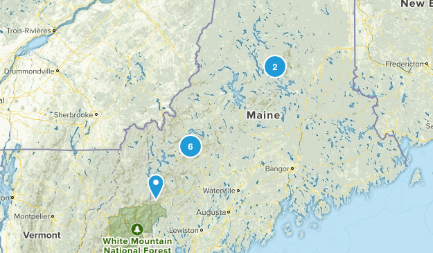 Maine 4k trails Map
