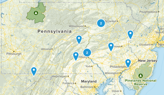 PA Future Hikes Map