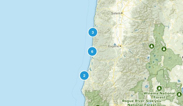 easy hike list Map