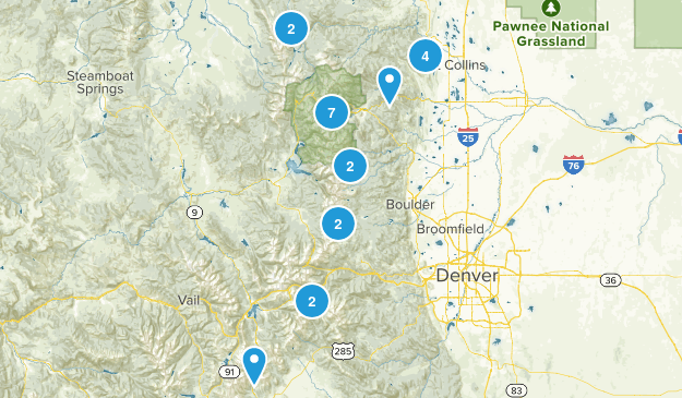 hikes we want to do Map