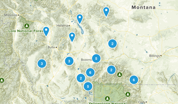 ALPINE LAKES AND PEAKS Map