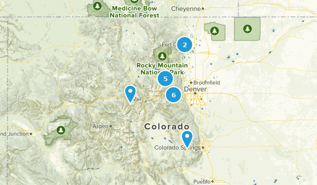 want to hike Map