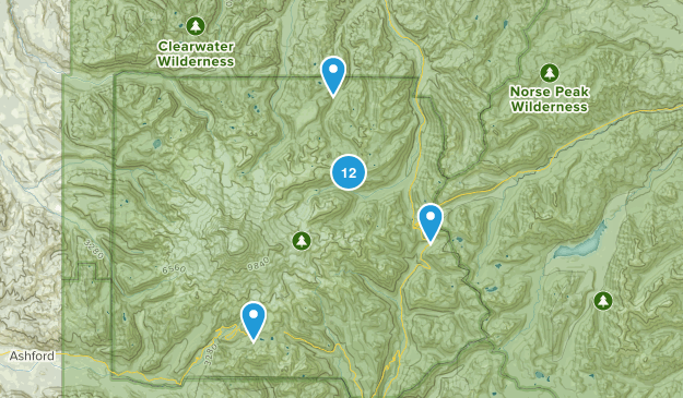 Sunrise/White River Map