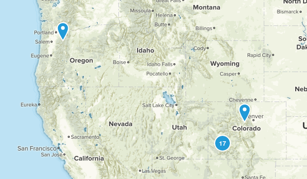 San Juan Mountains, CO Map