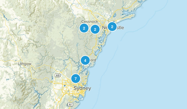 Great North Walk Map