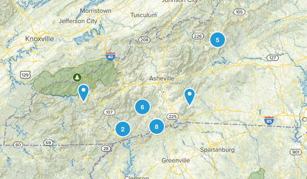 1-1.5 Hour Drive Map