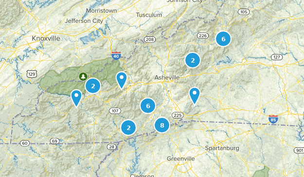 1-1.5 Hour Drive Map