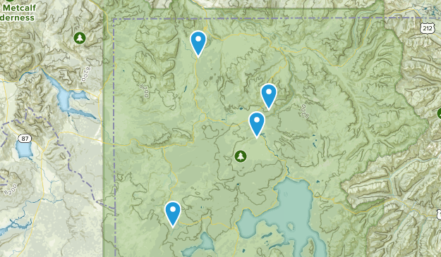 Greater YNP Hikes Map