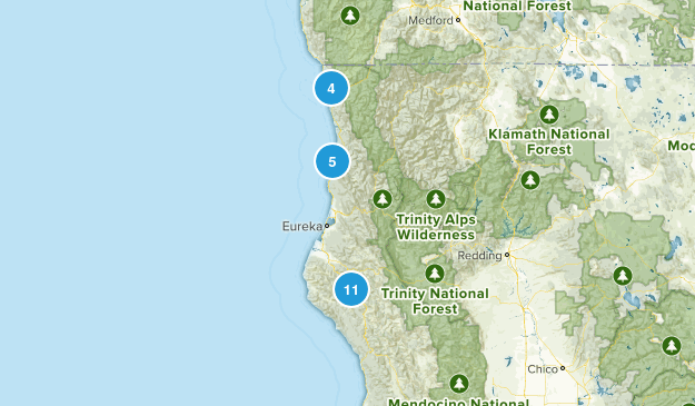Redwood trip Map