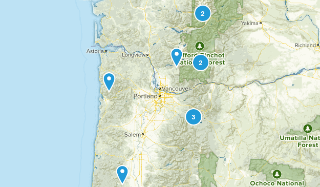 kid backpacking trip Map
