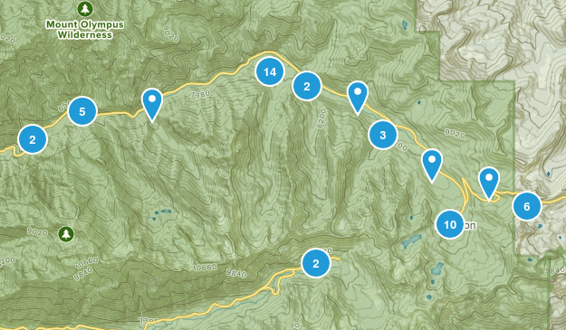 Big Cottonwood Canyon Map