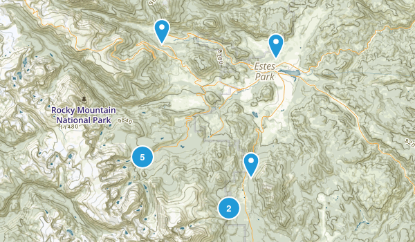 Rocky Mountain Park Map