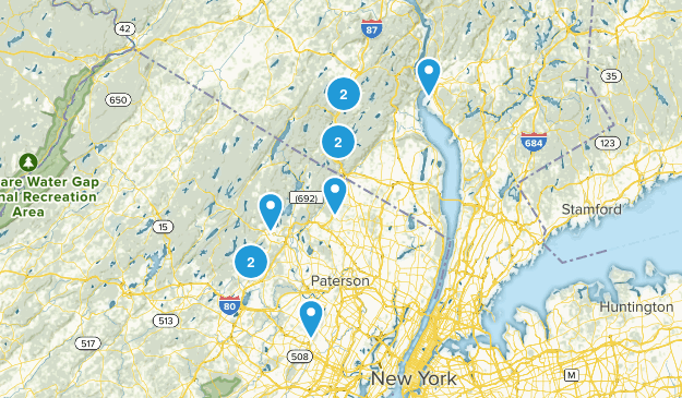 Jersey Hikes Map