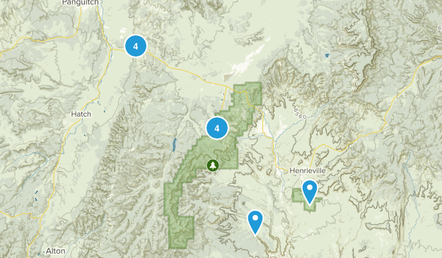 Bryce Cannon area UT Map