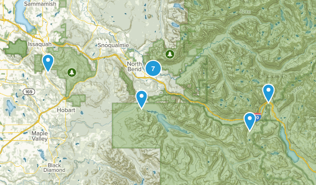 WA Hikes Map