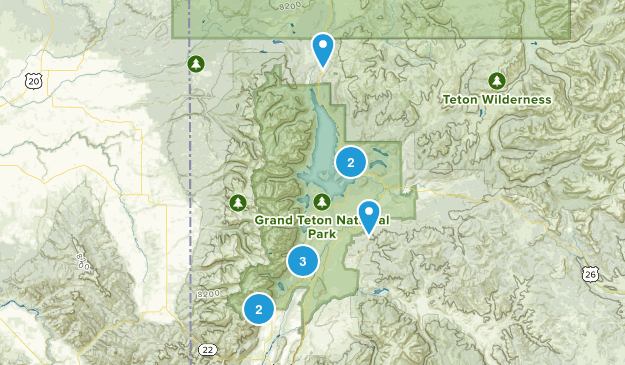 Grand Teton Map