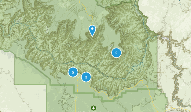 grand canyon Map