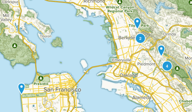 Crystal's Hiking Tours Map