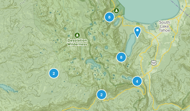 Desolation Wilderness Map