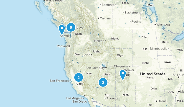 Hikes I Want To Do Map