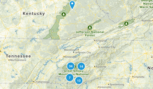 road trip south Map