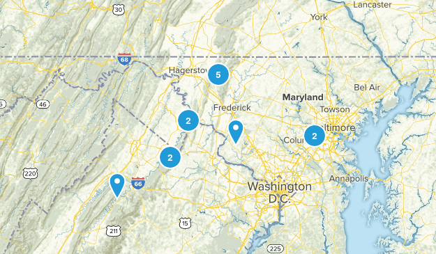 1 hour away Map