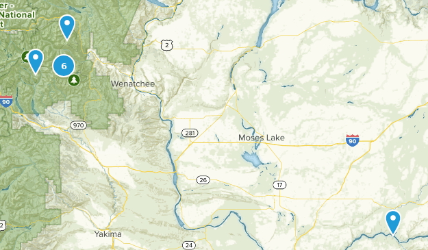 Eastern Washington Map