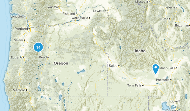Central Oregon Trip Map