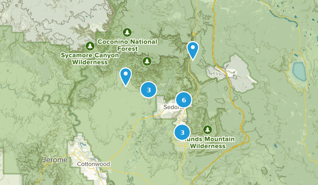 Sedona, AZ Map