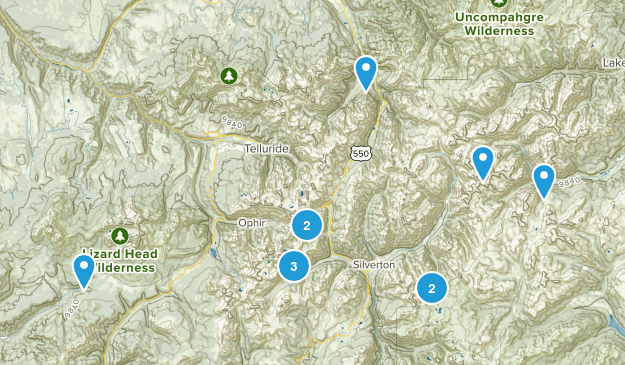 San Juan Mountains Map