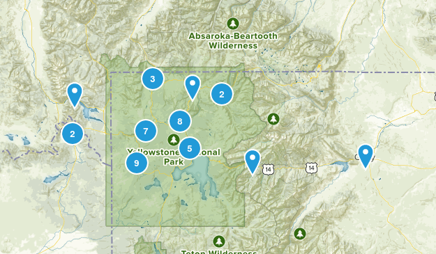 Yellowstone Map