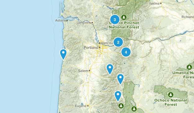 places i want to hike Map