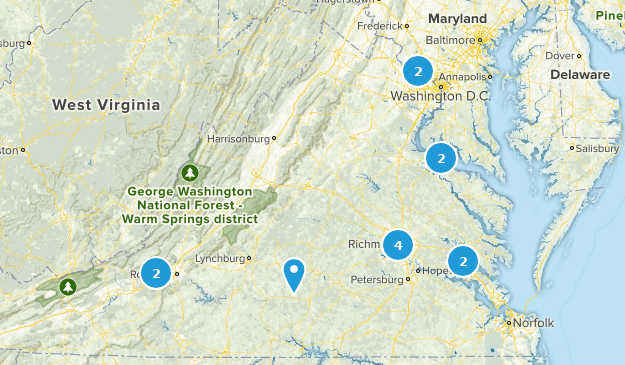 Trails to Try Map