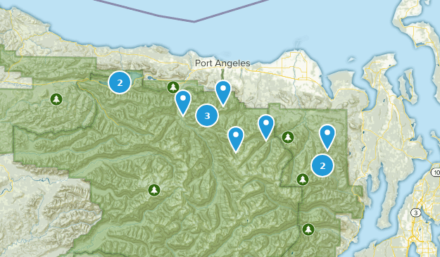 Olympic NP Map