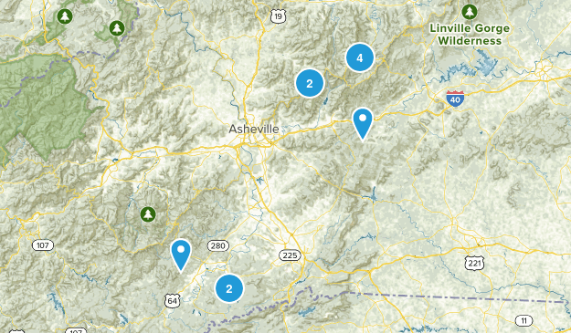 Asheville Area Map