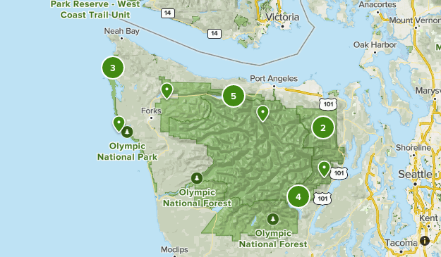 Olympic National Park Boundary Olympic National Park | List | Alltrails