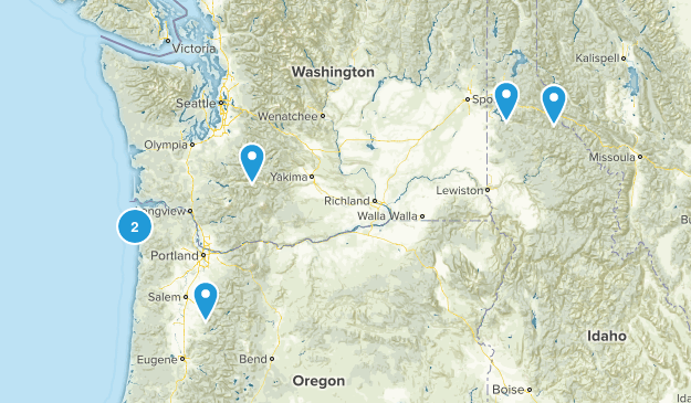 WA-ID-OR Map