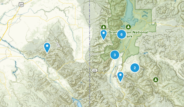 Jackson Hole Trip Map