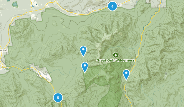 Presidential Range Map