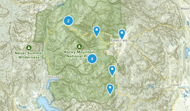 Rocky Mountains Map