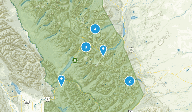 Glacier NP Map