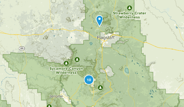 sedona/coconino Map