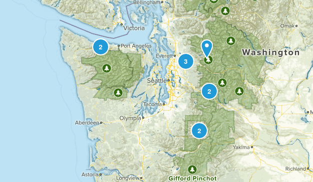 fun hikes Map