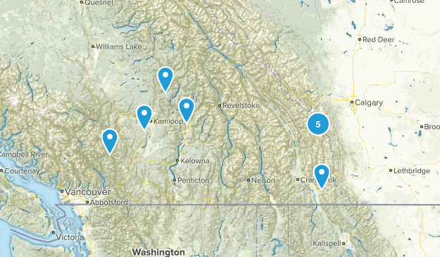 river, lake, few days Map
