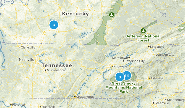 Smoky Mountains Map