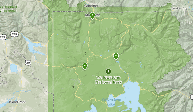 Yellowstone Map