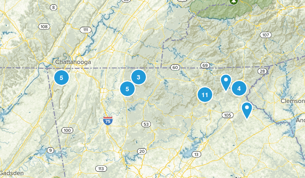 North Georgia Map
