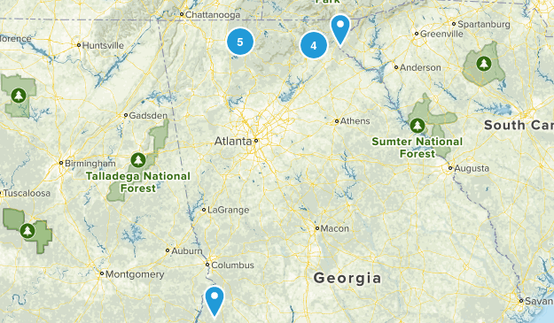 Backpacking/Camping - GA Map
